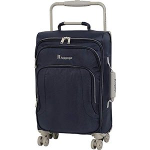 IT Luggage 22" World's Lightest 8 Wheel Spinner, Evening Blue