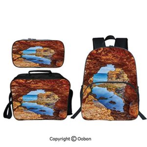 Oobon Kids Toddler School Waterproof 3D Cartoon 16" Backpack