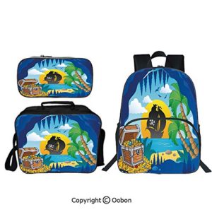 Oobon Kids Toddler School Waterproof 3D Cartoon 16" Backpack