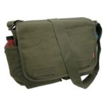 Olive Green Heavyweight Military Inspired Messenger Bag Review ...