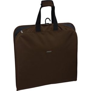 WallyBags 45 Inch Slim Garment Bag, Brown