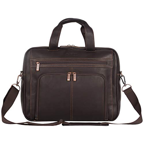 Kenneth Cole Reaction Colombian Leather Dual Compartment Expandable ...