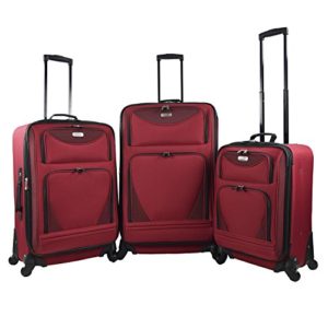 3 Piece Expandable Luggage Set Includes 28" Suitcase