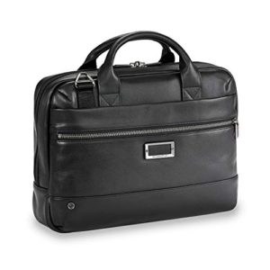 Briggs & Riley Leather Medium Brief Briefcase