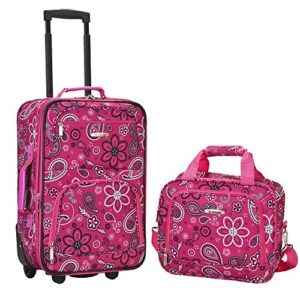 Rockland Luggage 2 Piece Printed Luggage Set