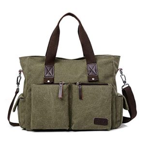 Men's Shoulder Messenger Bag, Vintage Army Men's Canvas Messenger Bag v