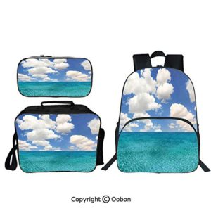 Oobon Kids Toddler School Waterproof 3D Cartoon 16" Backpack