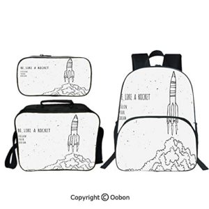 Oobon Kids Toddler School Waterproof 3D Cartoon 16" Backpack