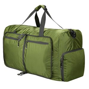 80L Foldable Duffle Bag,Large Luggage Bag,Lightweight Waterproof