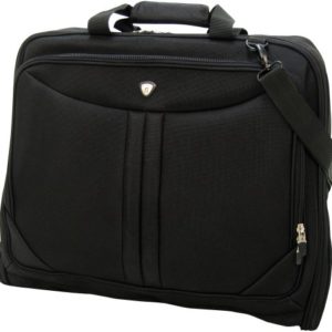 Olympia Luggage Deluxe Garment Bag, Black