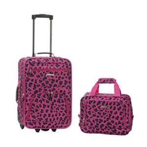 Rockland Rio Upright Carry-On & Tote 2-Piece Luggage Set