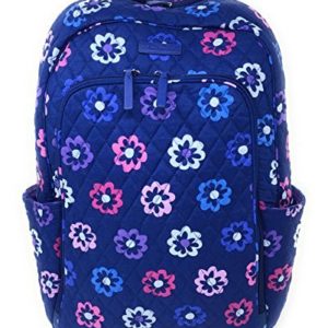 Vera Bradley Laptop Backpack (Updated Version) with Solid Color Interiors