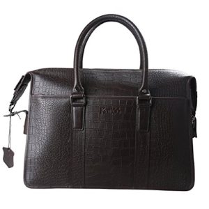 Kattee Leather Briefcase Laptop Handbag Messenger Business Bags