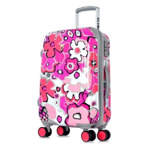 Olympia Blossom II 21-Inch Polycarbonate Carry-On Spinner