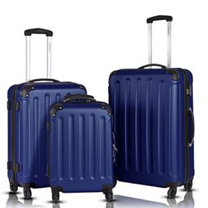 Goplus 3Pcs Luggage Set, Hardside Travel Rolling Suitcase