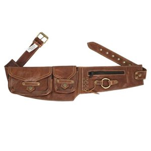 The Women's Traveler - A Leather Hip Pack Utility Belt