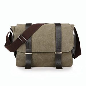 Dertyped Mens Messenger Bag Men's Messenger Bag Canvas Shoulder Bags