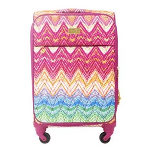 Macbeth Collection Women's Chevron 29 inch Spinner Luggage