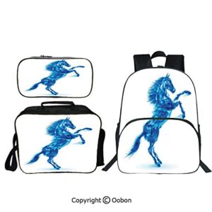 Oobon Kids Toddler School Waterproof 3D Cartoon 16" Backpack