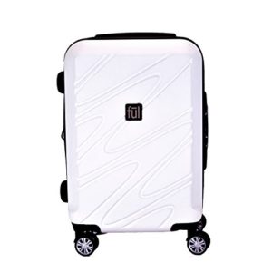 FUL Luggage Scribble, White