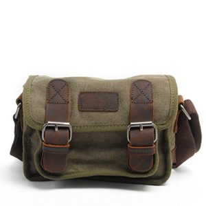 Messenger Bag Waterproof Vintage Leather Men's Messenger Shoulder Bag