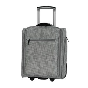 it luggage 17.1" Stitched Squares 2 Wheel Underseat Tote