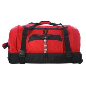 Olympia Luggage 30" Rollling Duffle,Red