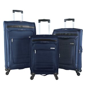 Travelers Club Luggage 3 Piece Top Durable Expandable Spinner Luggage Set