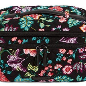 Vera Bradley Iconic Brush Up Cosmetic Case in Vines Floral