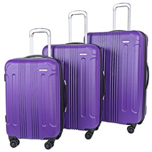 Travelers Club Luggage 3-Piece Expandable Hardsided Rolling