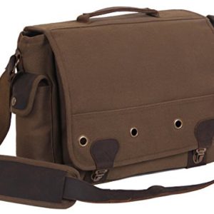 Rothco Canvas Trailblazer Laptop Bag, Earth Brown