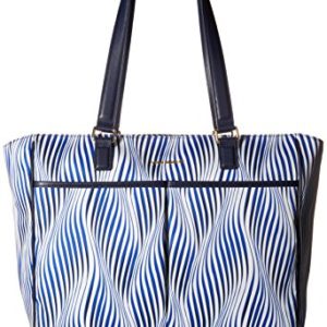 Vera Bradley Uptown Baby Messenger Bag, Wavy Stripe Navy