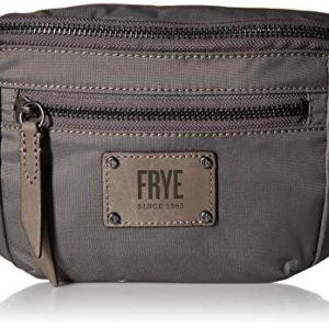 FRYE Ivy Nylon Convertible Crossbody Belt Bag, matte grey