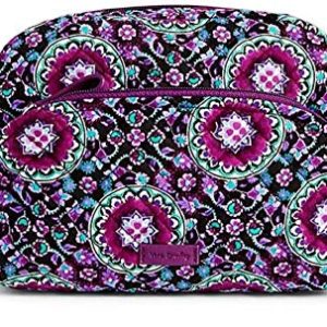 Vera Bradley Iconic Medium Cosmetic in Lilac Medallion