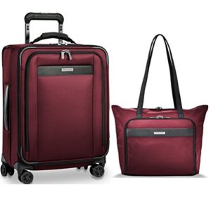 Briggs & Riley Transcend VX Expandable Tall Carry-On Spinner & Tote Set