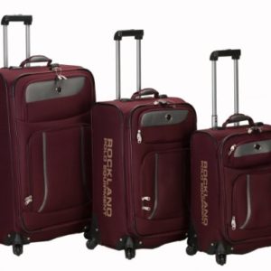 Rockland Luggage Navigator Spinner Polo Equipment 3 Piece Luggage Set