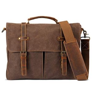 Fresion Messenger Bag for Men - Water Resistant Vintage Men's Messenger Bag