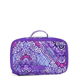 Vera Bradley Blush & Brush Makeup Case in Lilac Tapestry