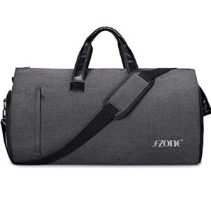 Carry On Garment Bag for Travel, S-ZONE Water Resistance