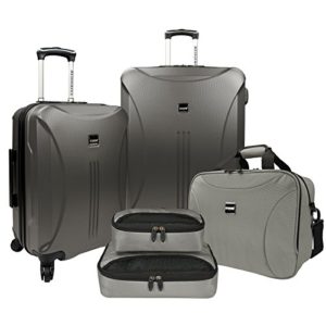 U.S Traveler Skyscraper Hardside Spinner Tote & Packing