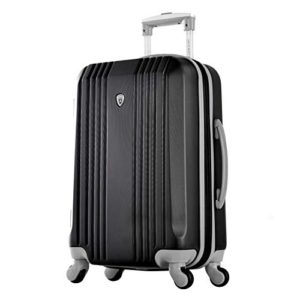 Olympia Apache Ii 21" Carry-on Spinner, Black/Grey