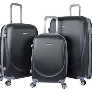 TPRC 3 Piece Premium "Barnet Collection 2.0" Hardside Expandable Luggage Set