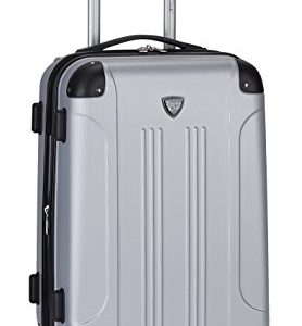 Travelers Club 20" Chicago Spinner Expandable Carry-On Luggage