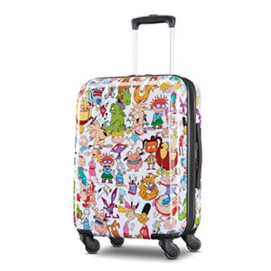 American Tourister Kids' Nickelodeon 90s Mash Up Hardside Spinner 21 - Fun and Durable Travel Companion for Boys and Girls