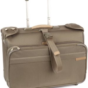 Briggs & Riley Carry-On Wheeled Garment Bag,Olive