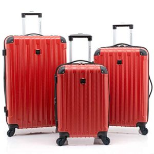 Travelers Club Luggage Madison 3 Piece Hardside Spinner