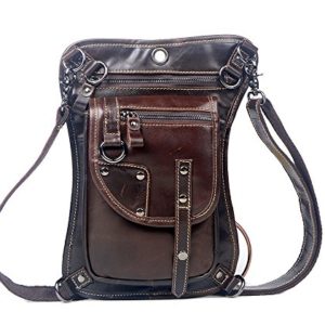 Genda 2Archer Genuine Leather Travel Belt Hip Bum Bag