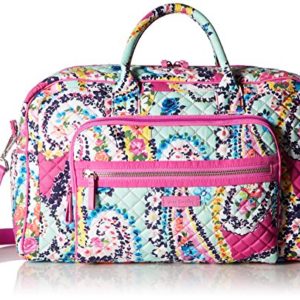 Vera Bradley Iconic Compact Weekender Travel Bag-Signature