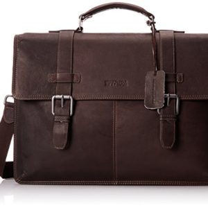 Kenneth Cole Reaction Colombian Leather Dual Compartment Flapover