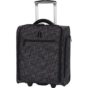 it luggage 17.1" Stitched Squares 2 Wheel Lightweight Underseat Tote